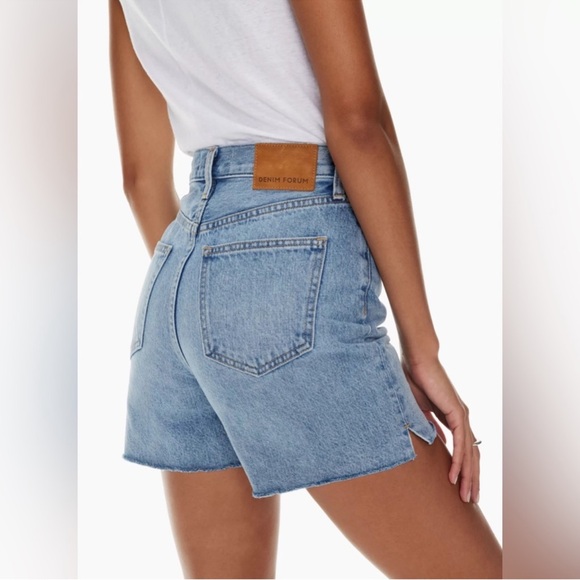 DENIM FORUM The Yoko Mid Thigh Short - Picture 1 of 12